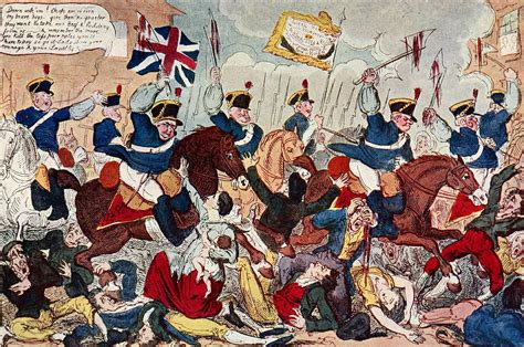 The Peterloo Massacre: A Brutal Suppression of Reformist Voices in Industrial Britain